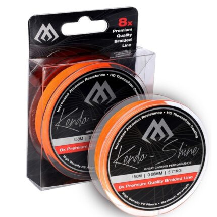 Mikado Braided Line - Kendo Shine - 0.23mm/21.75kg/150m - Fluo Orange