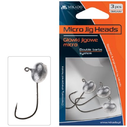 Jig Head- Micro - 3g-6 BN - 3 pcs - Mikado