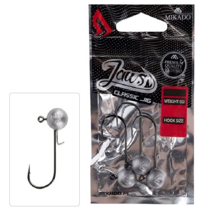 Mikado Jig Head Jaws Classic 10g 2/0 BN- 3 pcs.