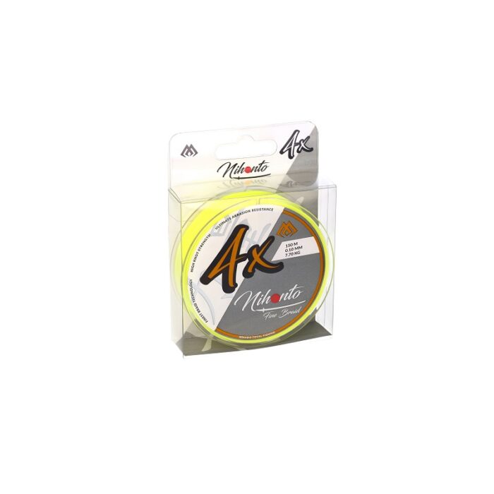 Discover the Mikado Nihonto Fine Braid 0.14mm/9.7kg/150m in Fluo Yellow—crafted for anglers who demand top performance.